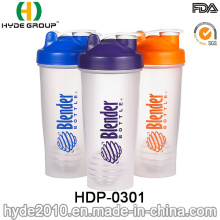 600ml Wholesale Customized Plastic Blender Shaker Bottle (HDP-0301)